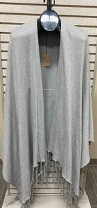 Ethereal Large Cross Front Poncho Sweater Wrap