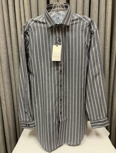 Geoffrey Beene Comfort Stretch Long Sleeve Dress Shirt / Size: L 16 32/33