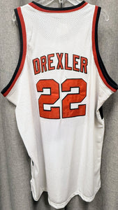 Mitchell & Ness Clyde Drexler 1991-92 Portland Trailblazers White Jersey