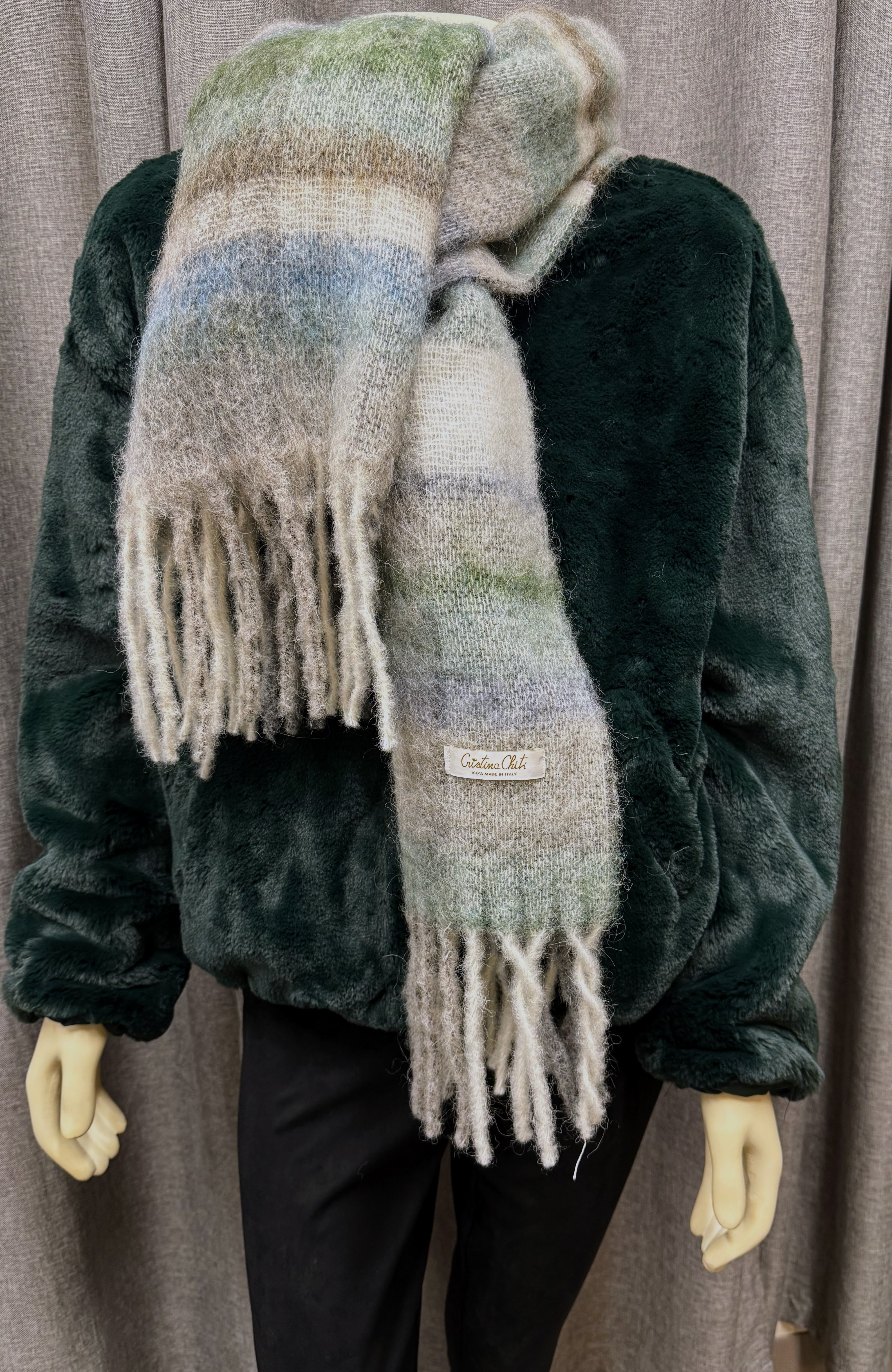 Cristina Chiti Wool/Alpaca Oversized Scarf