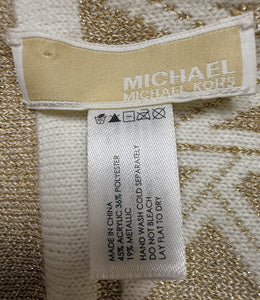 Michael Kors Metallic Signature "MK" Scarf