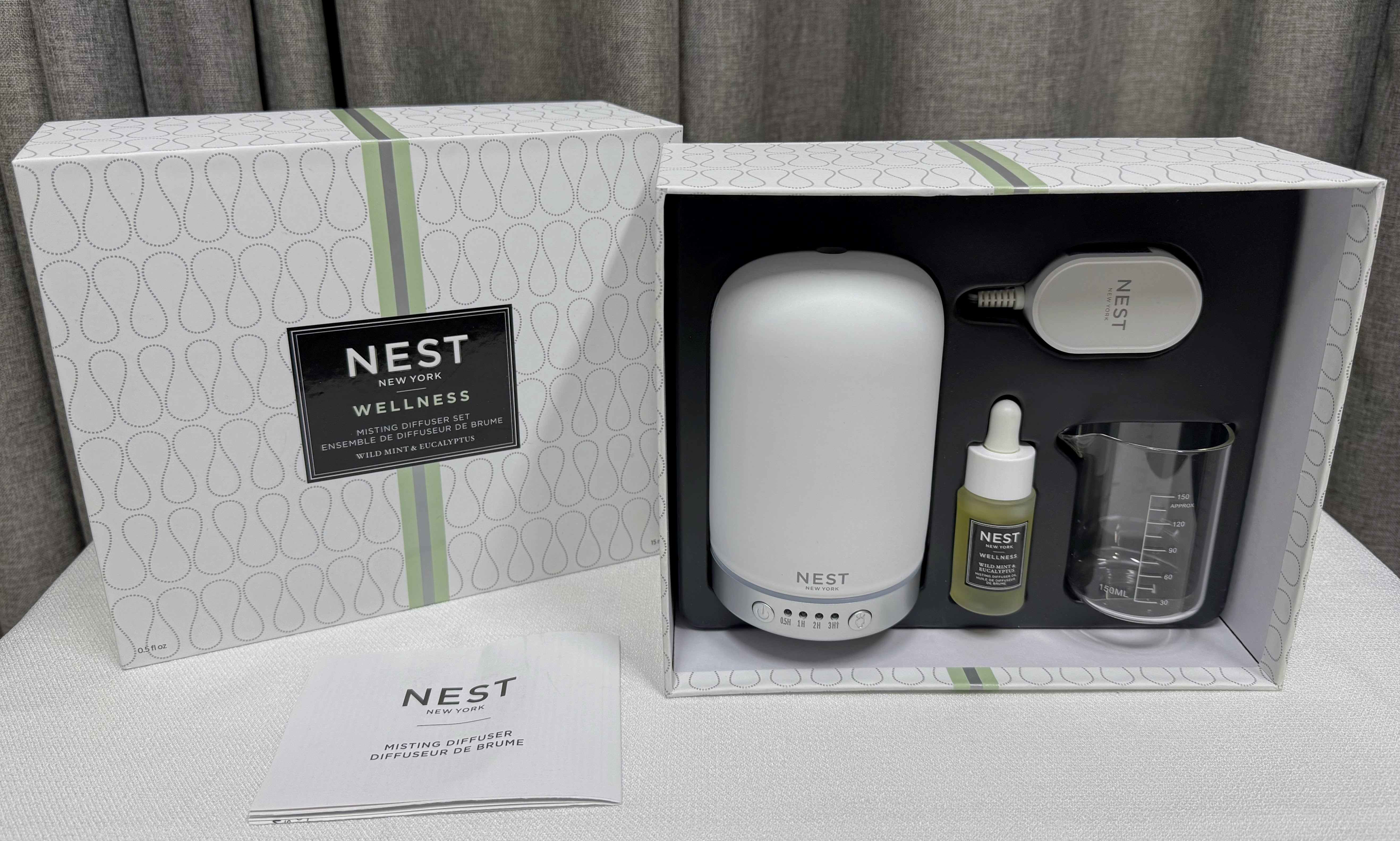 Nest New York Wild Mint & Eucalyptus Diffuser Set