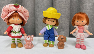 Vintage Strawberry Shortcake, Huckleberry Pie 1980 Dolls