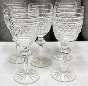 Waterford Lead Crystal Decanter with 5 glasses