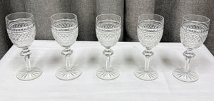 Waterford Lead Crystal Decanter with 5 glasses