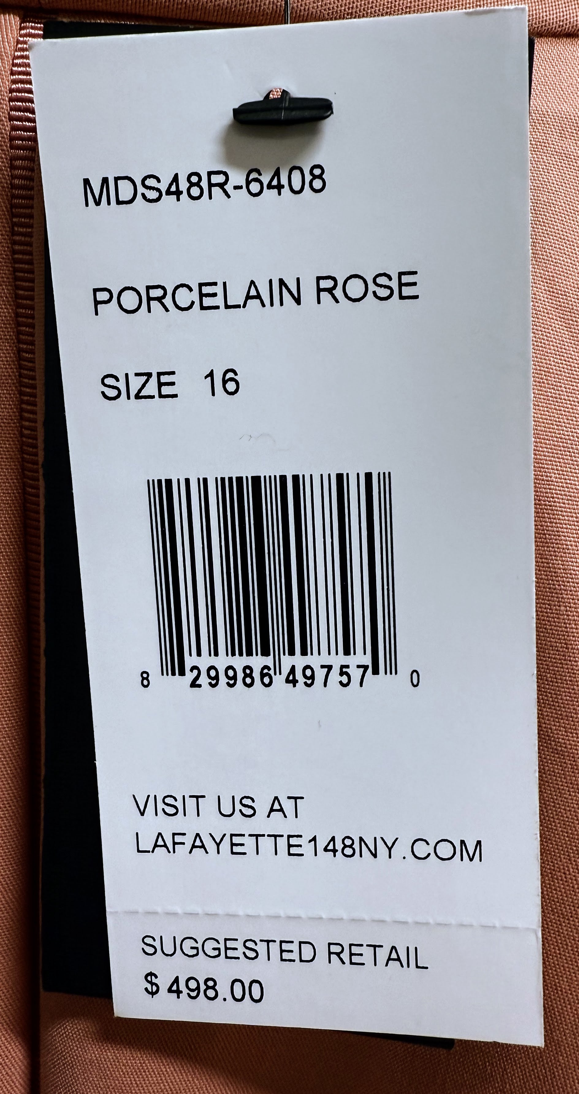 Lafayette 148 Porcelain Rose Dress | Size 16