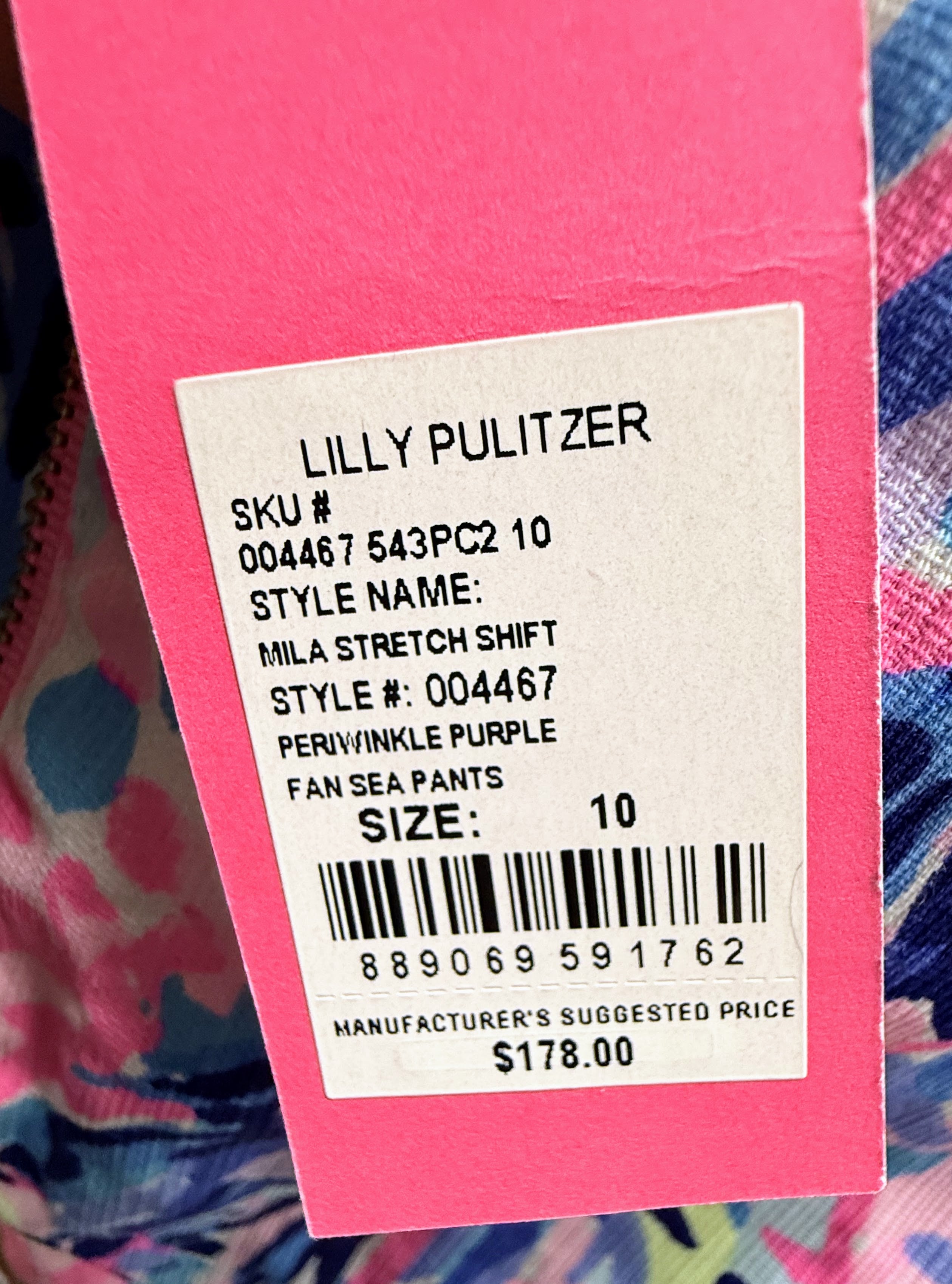 Lily Pulitzer Shift Dress | Size 10