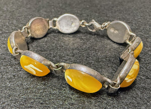 Baltic Butterscotch Eggyolk Amber Bracelet