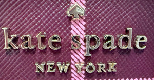 Kate Spade Staci Plaid Medium L-zip Wristlet
