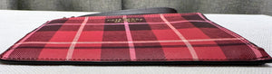 Kate Spade Staci Plaid Medium L-zip Wristlet