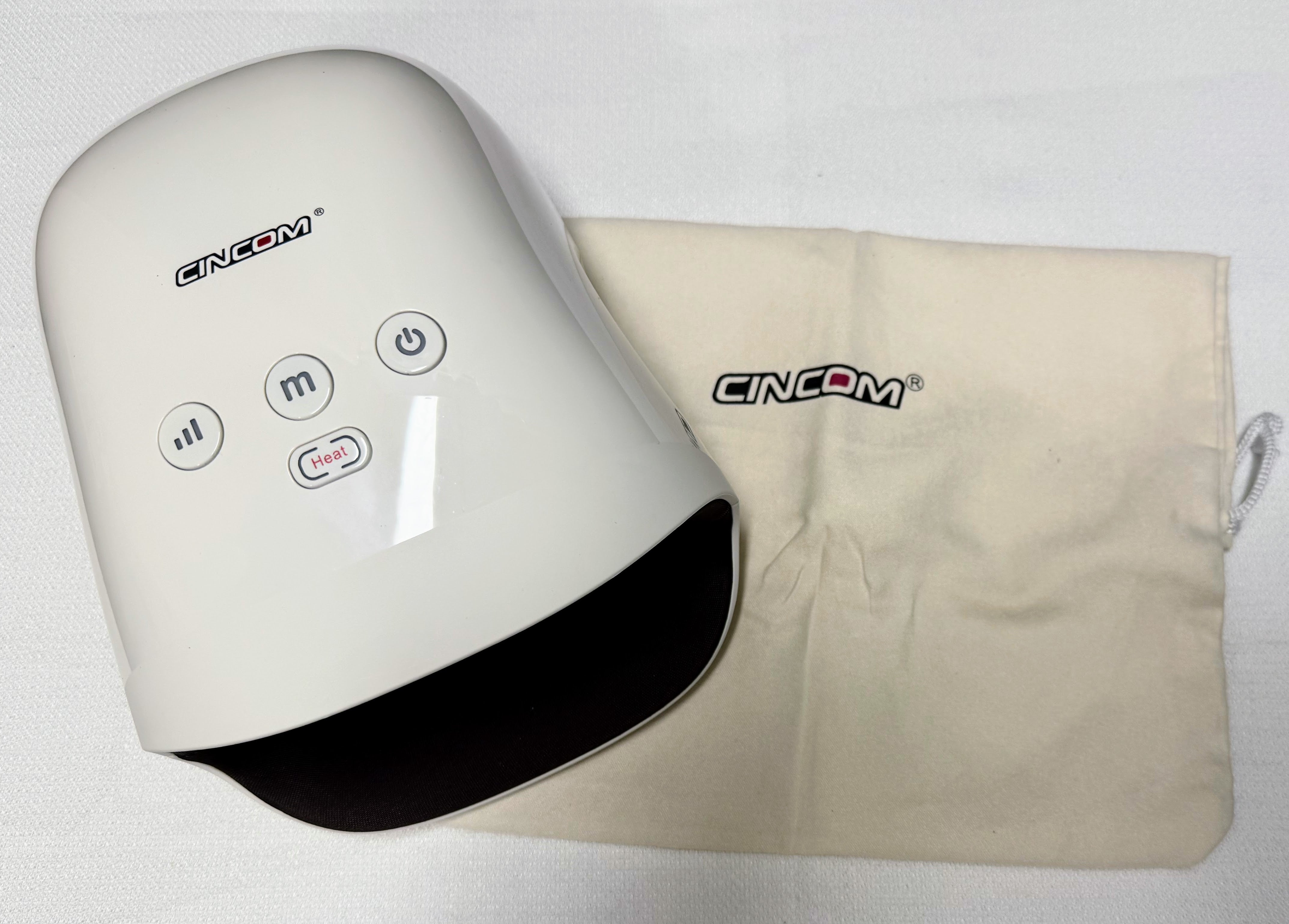 CINCOM Hand Massager - Cordless Hand Massager with Heat and Compression