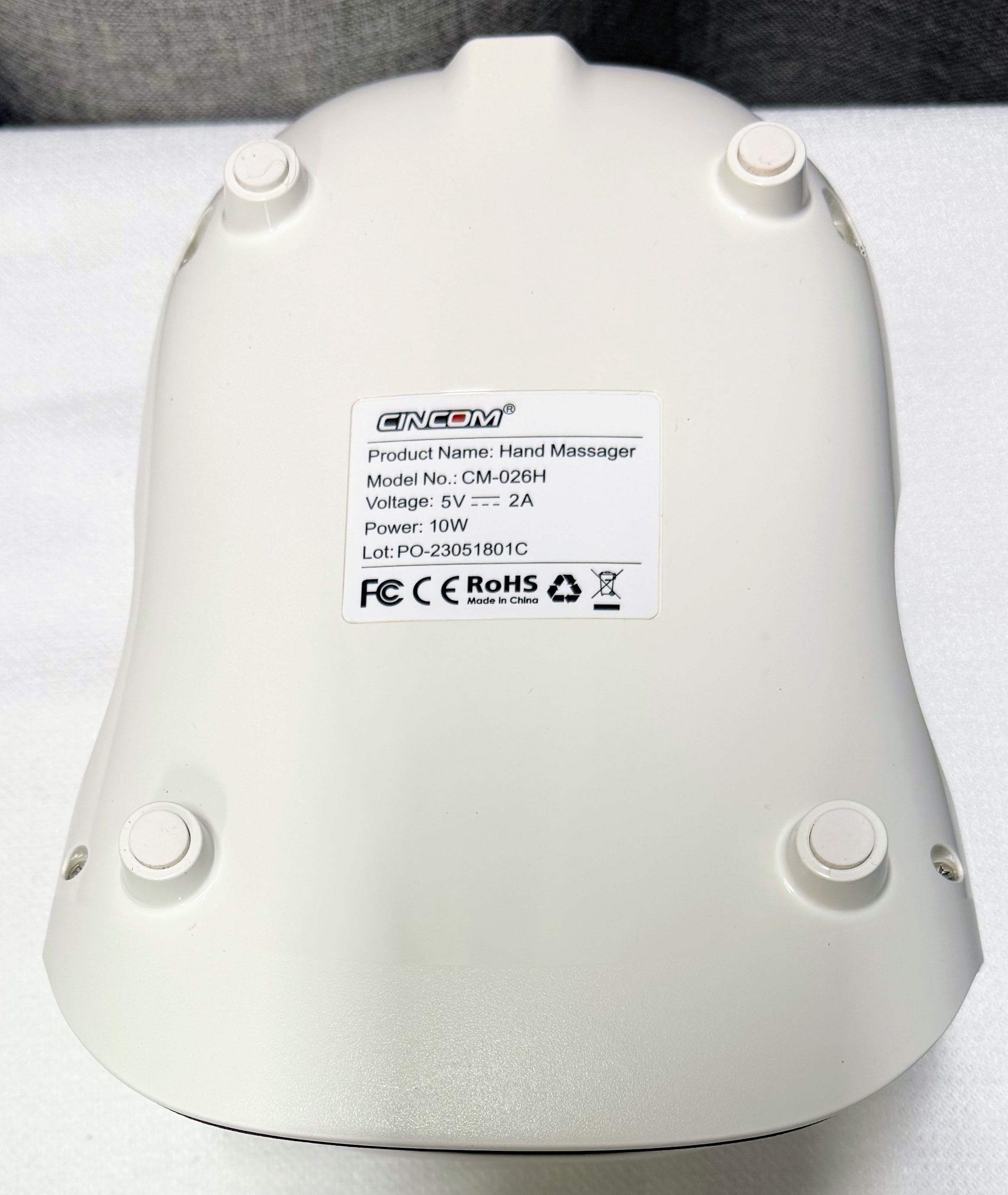 CINCOM Hand Massager - Cordless Hand Massager with Heat and Compression