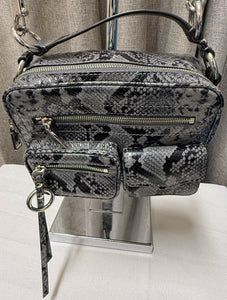 Rebecca Minkoff Jett Boxy Snakeskin - Print Leather Crossbody