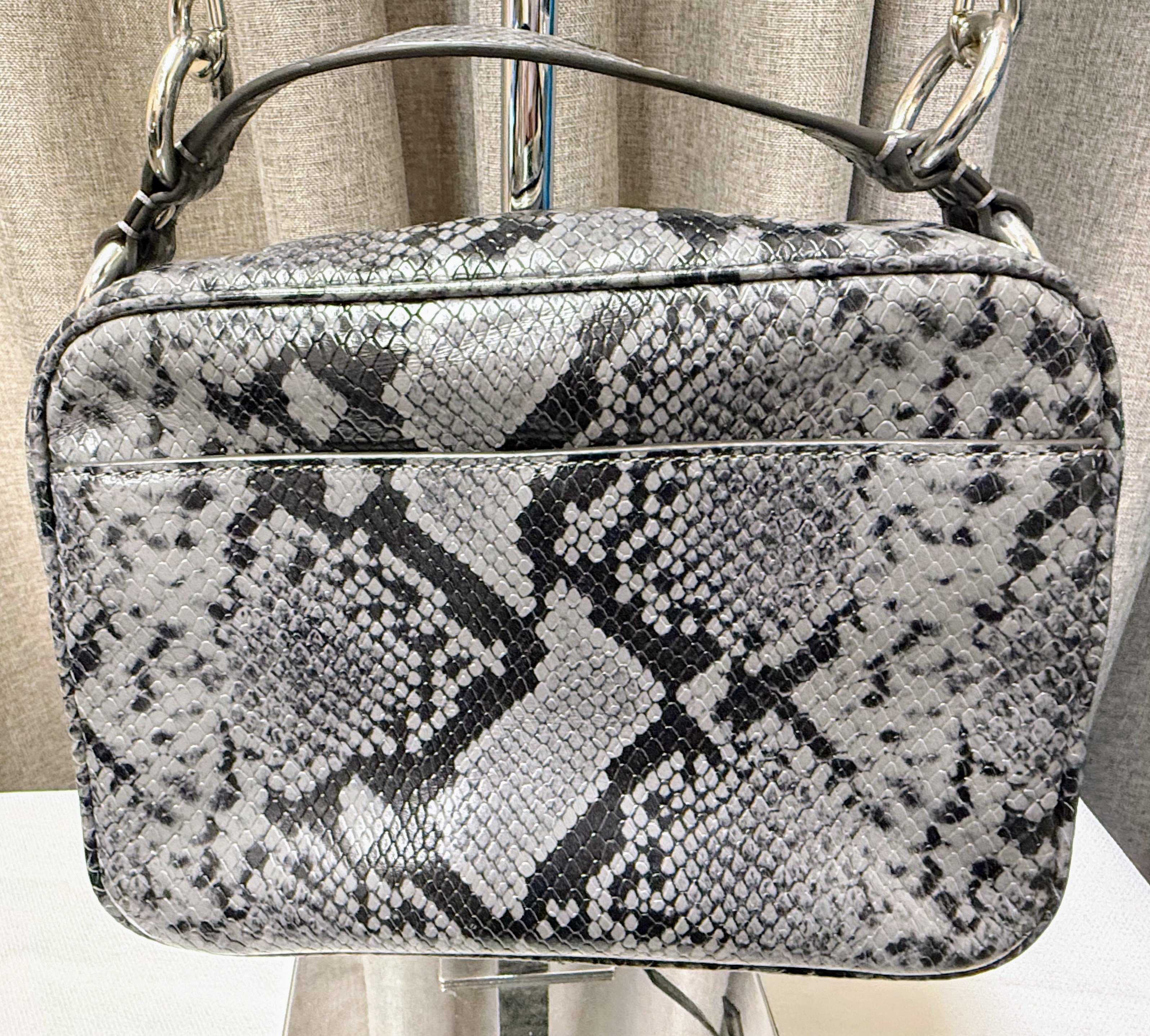 Rebecca Minkoff Jett Boxy Snakeskin - Print Leather Crossbody