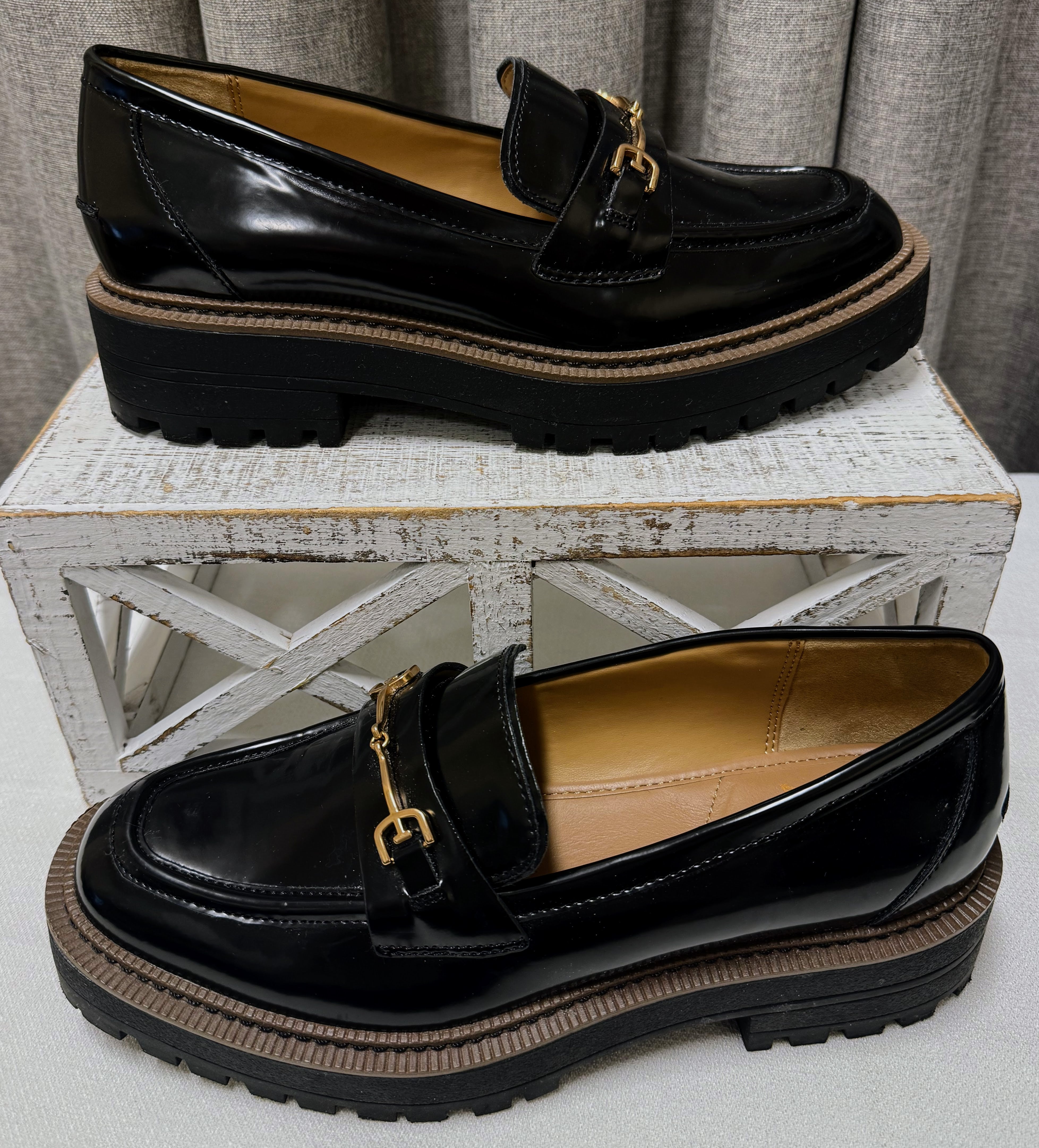 Sam Edelman Laurs Platform Lug Sole Loafers | Size 9