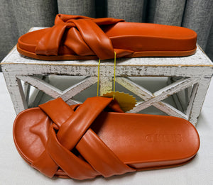 Anthropologie Women's Orange Slides | Size 40 EU