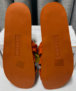 Anthropologie Women's Orange Slides | Size 40 EU