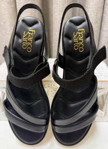 Franco Sarto Una Leather Platform Sandals | Size 9