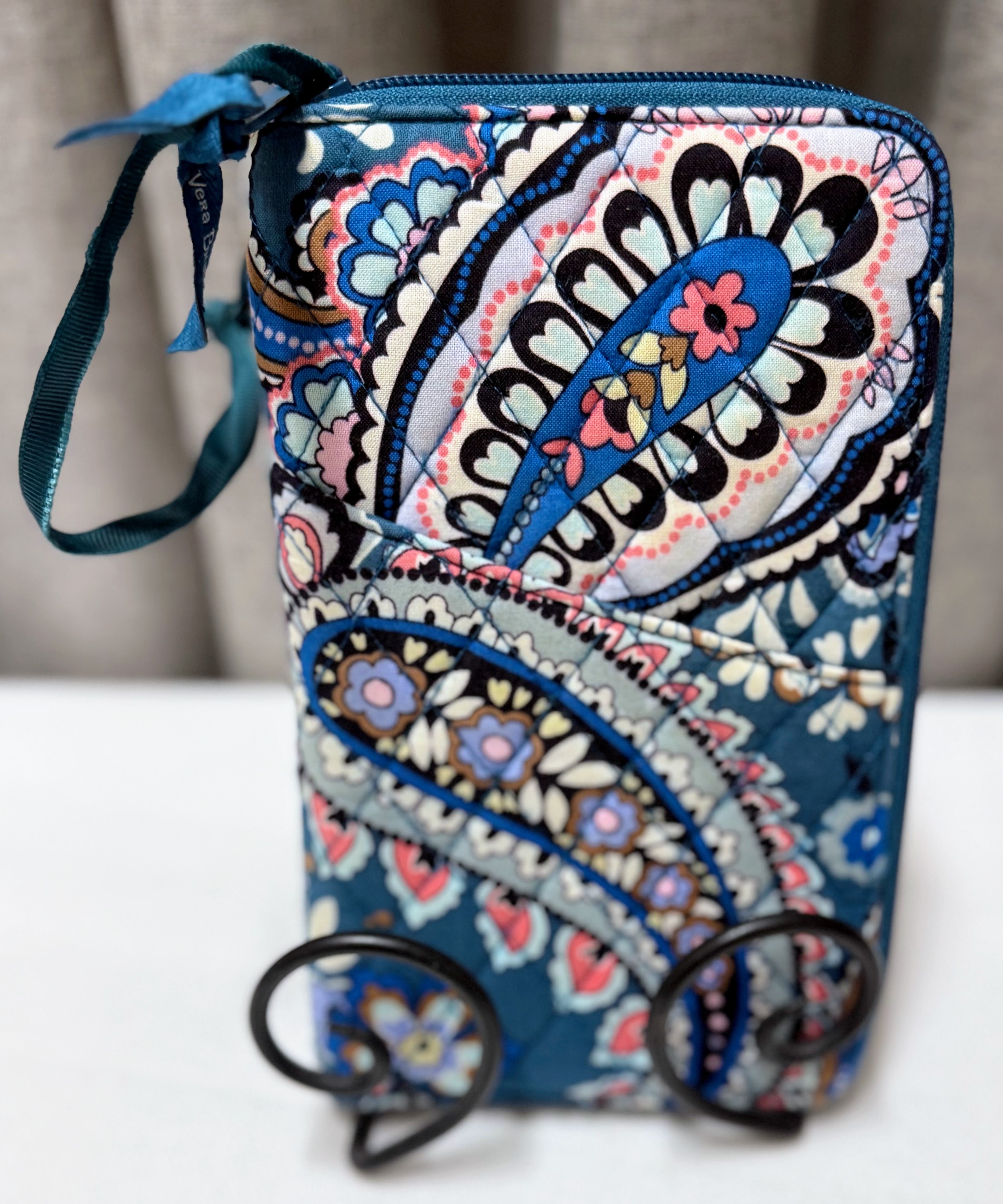 Vera Bradley Family Travel Wallet - Haymarket Paisley Jewel