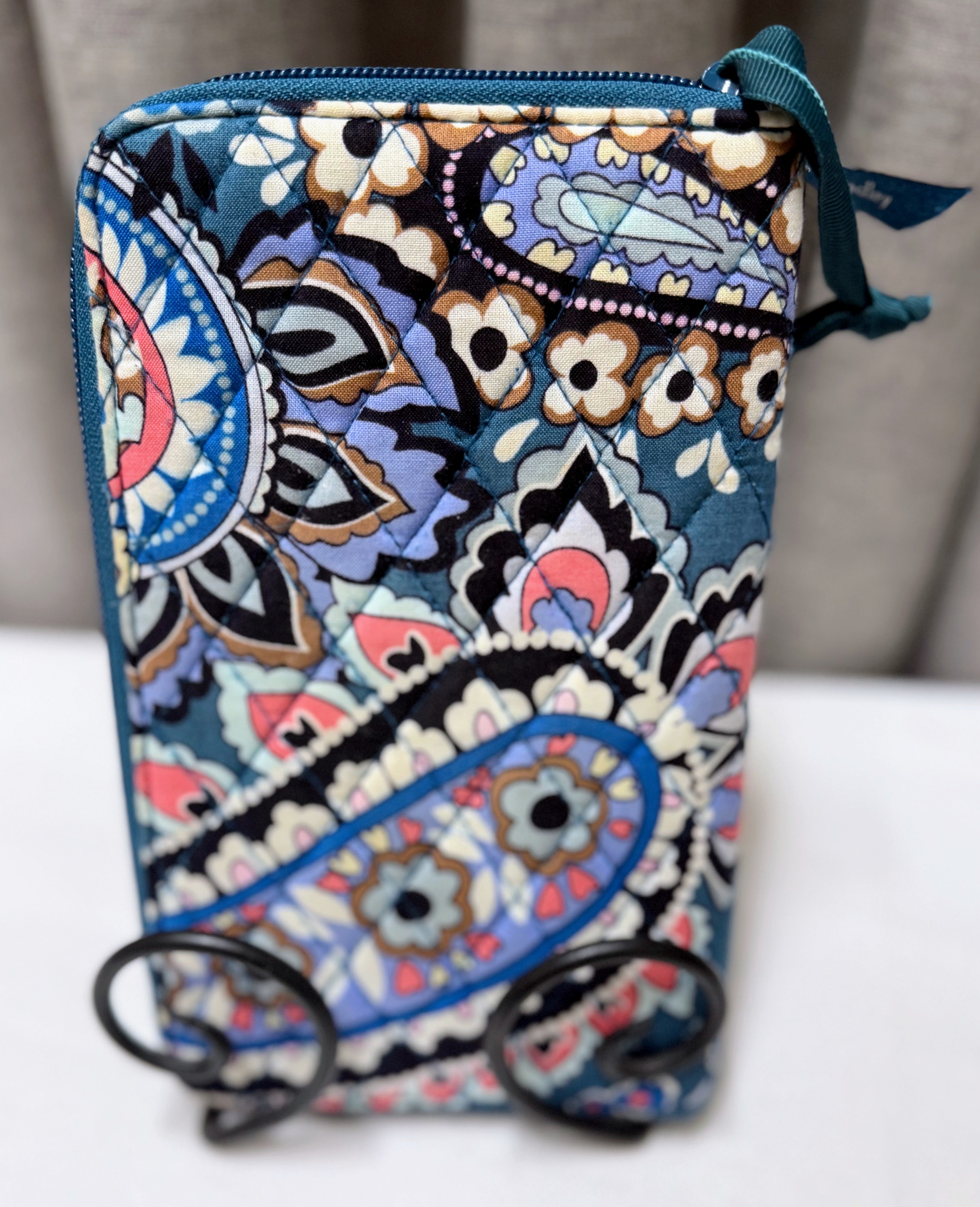 Vera Bradley Family Travel Wallet - Haymarket Paisley Jewel
