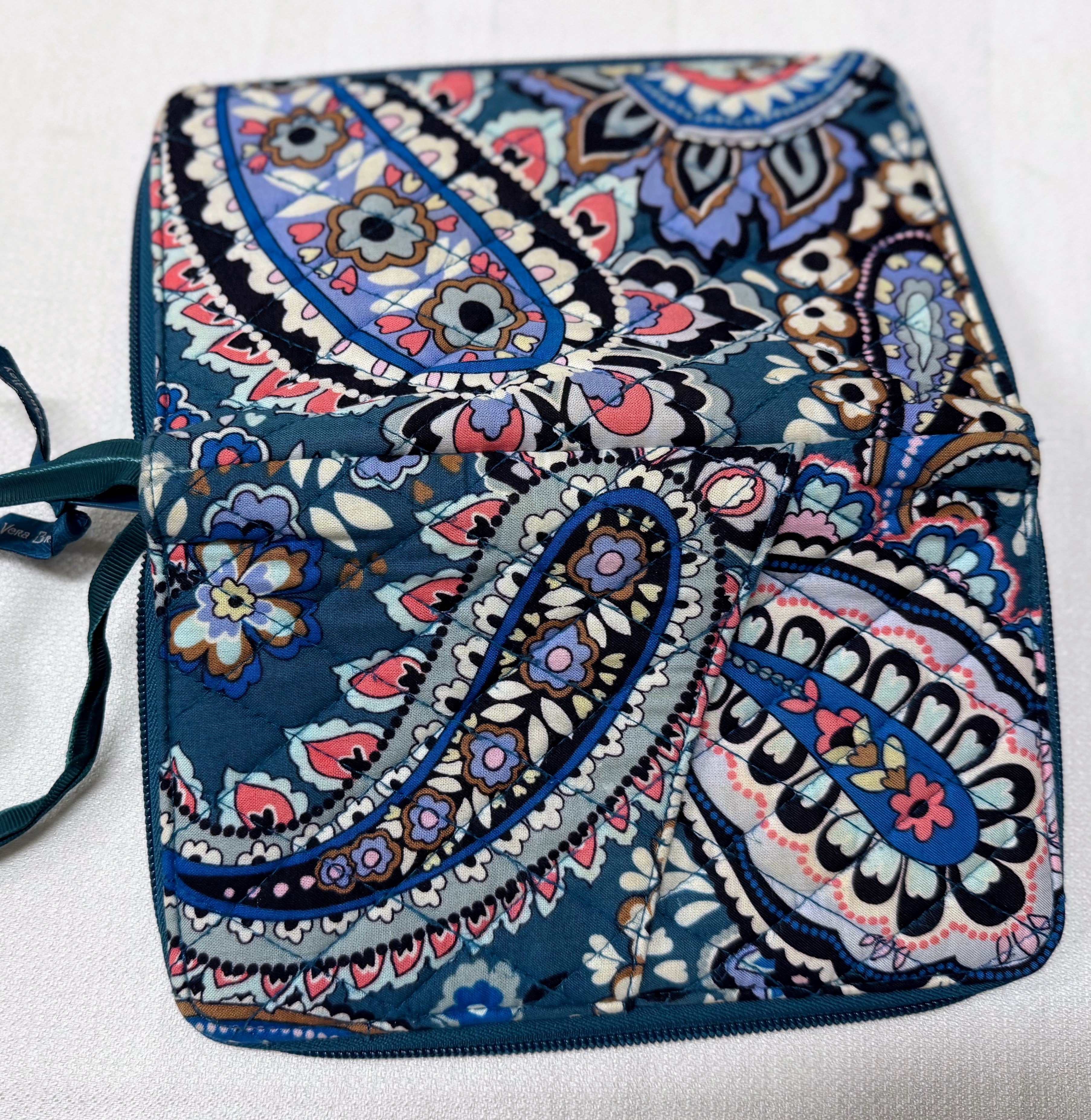 Vera Bradley Family Travel Wallet - Haymarket Paisley Jewel