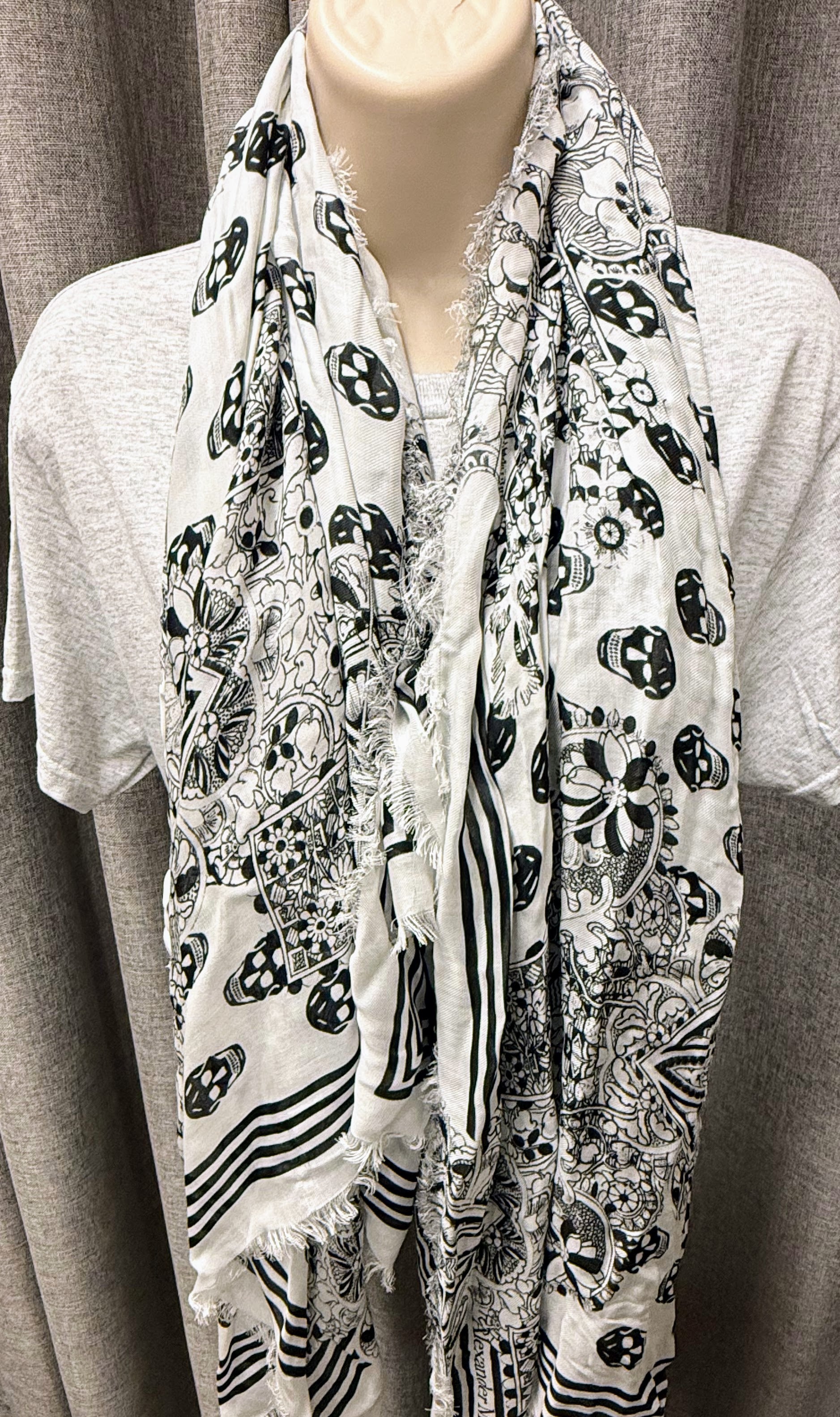 Alexander McQueen Solarized Biker Scarf