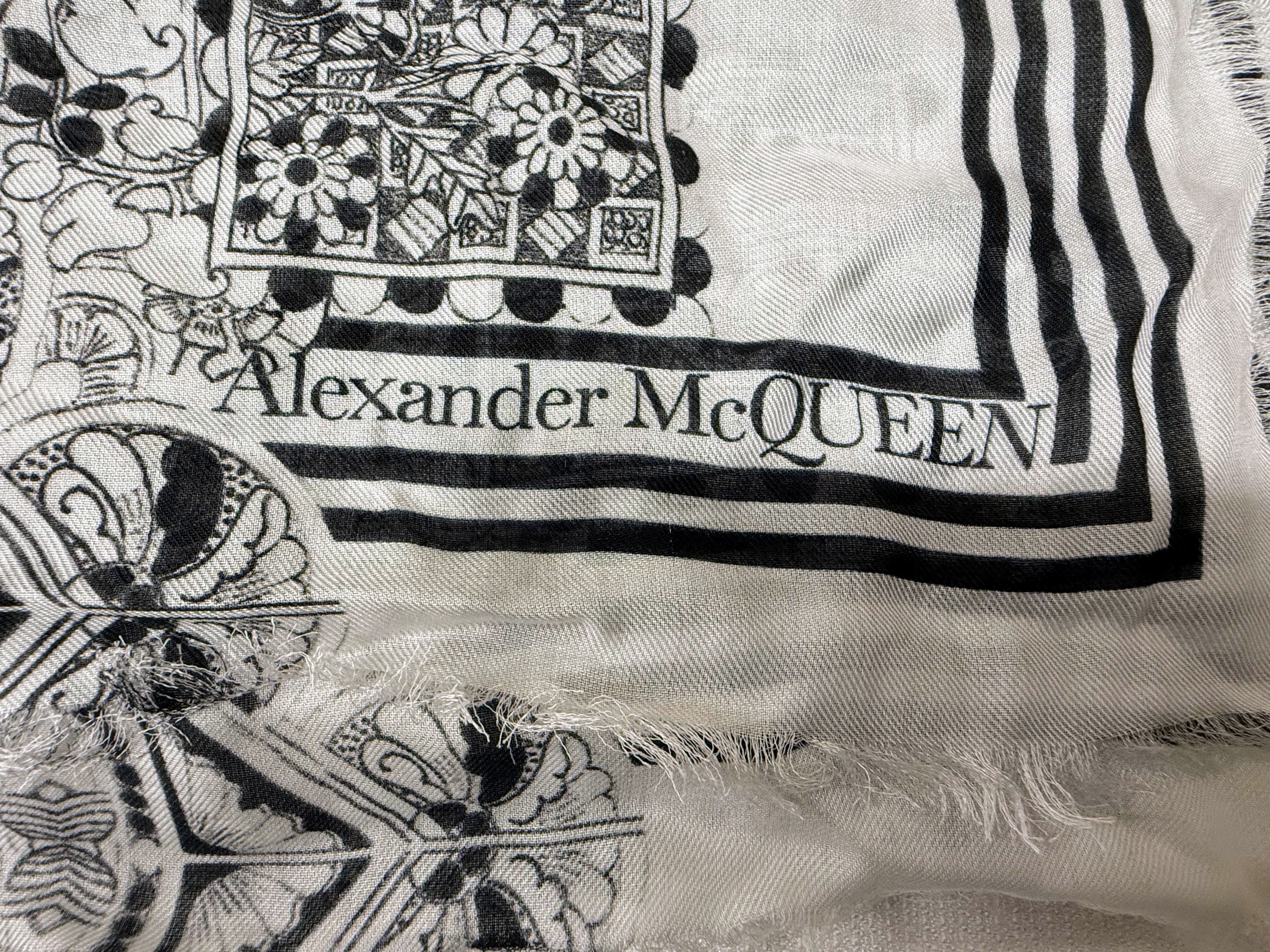 Alexander McQueen Solarized Biker Scarf