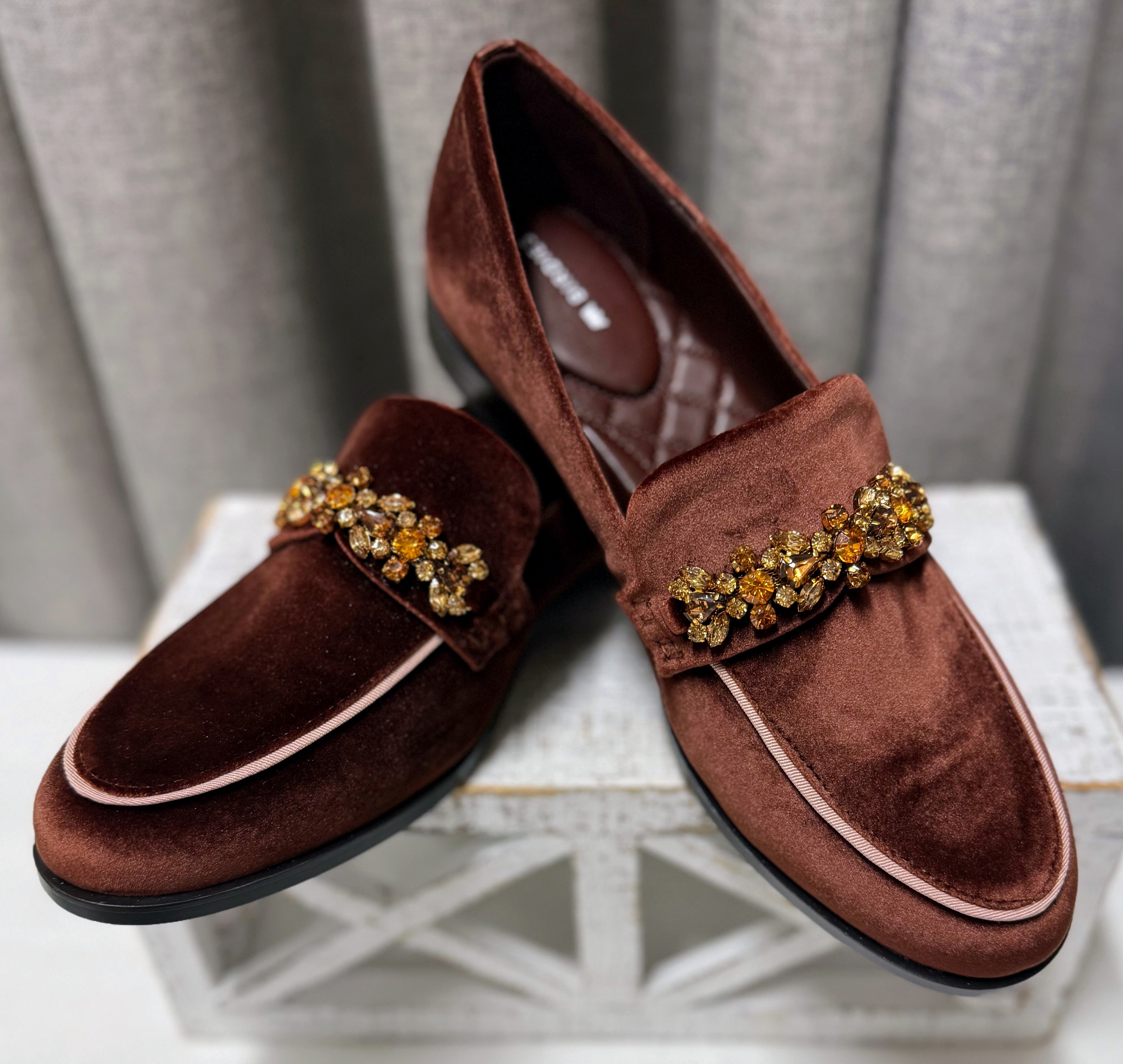 Birdies The Sparrow - Brandy Velvet Jewel | Size 9
