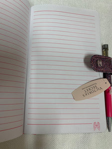 Victoria's Secret Limited Edition Purple Sparkly Journal & Pen Set