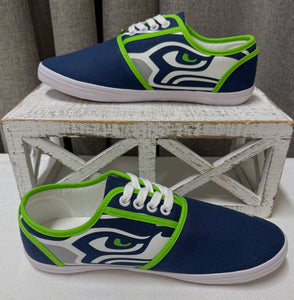 The Bradford Exchange NFL Seattle Seahawks Sneakers | Size 8.5