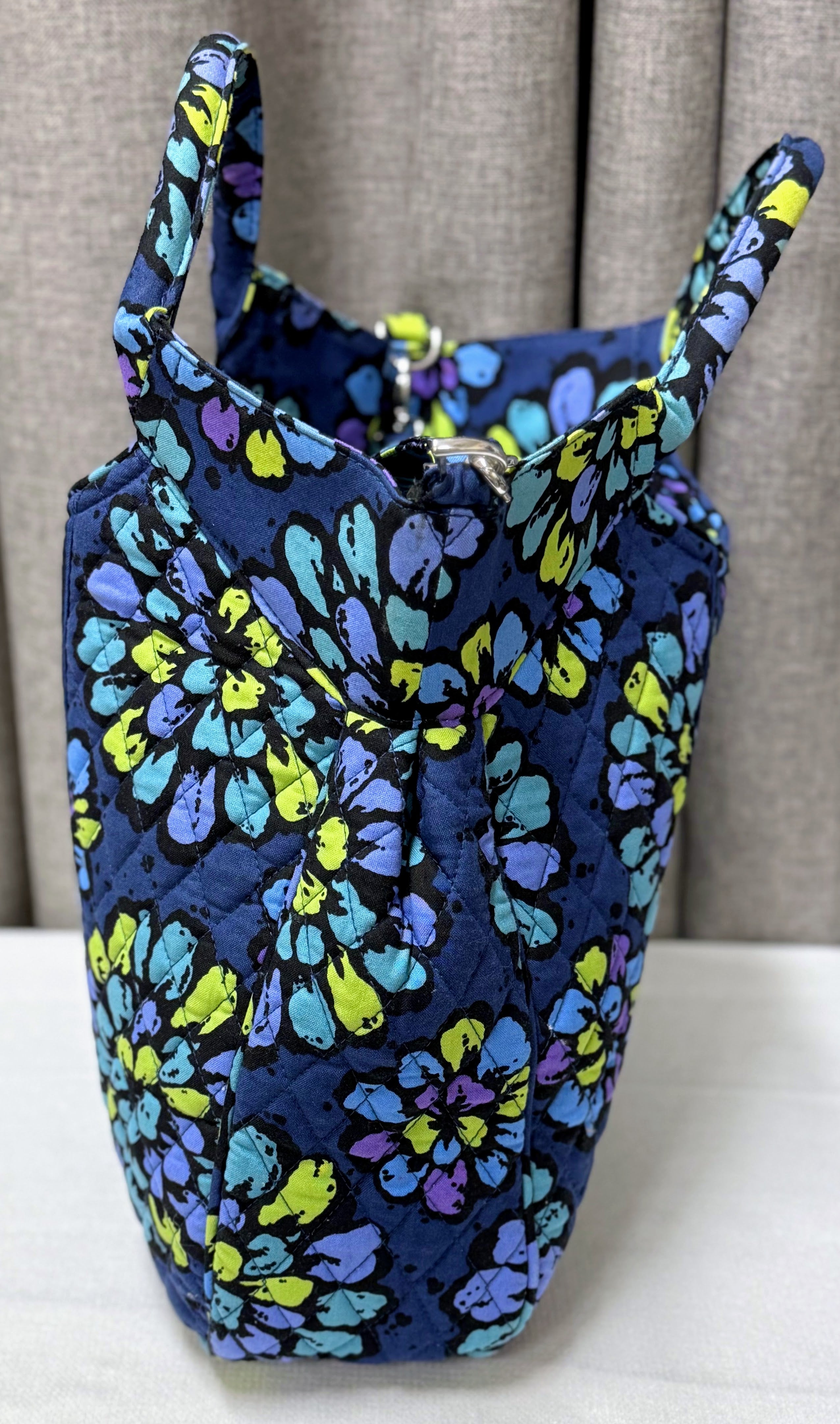 Vera Bradley Two-Way Tote and Crossbody - Indigo Pop