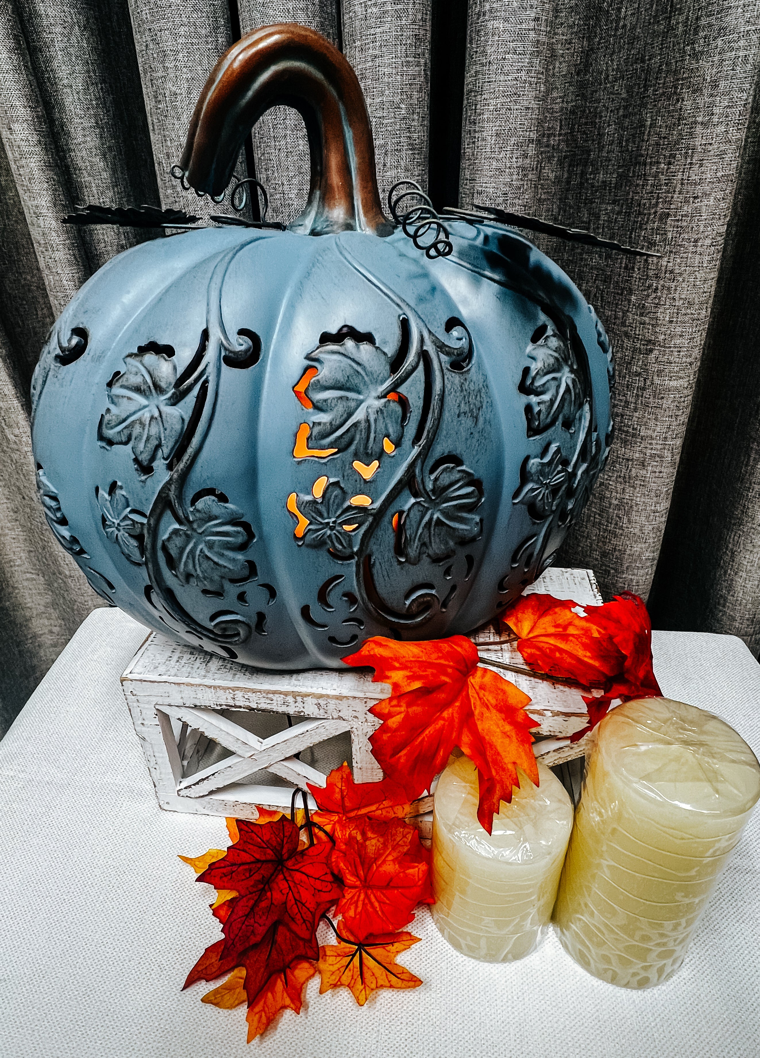 Hand Painted Brushed Pumpkin