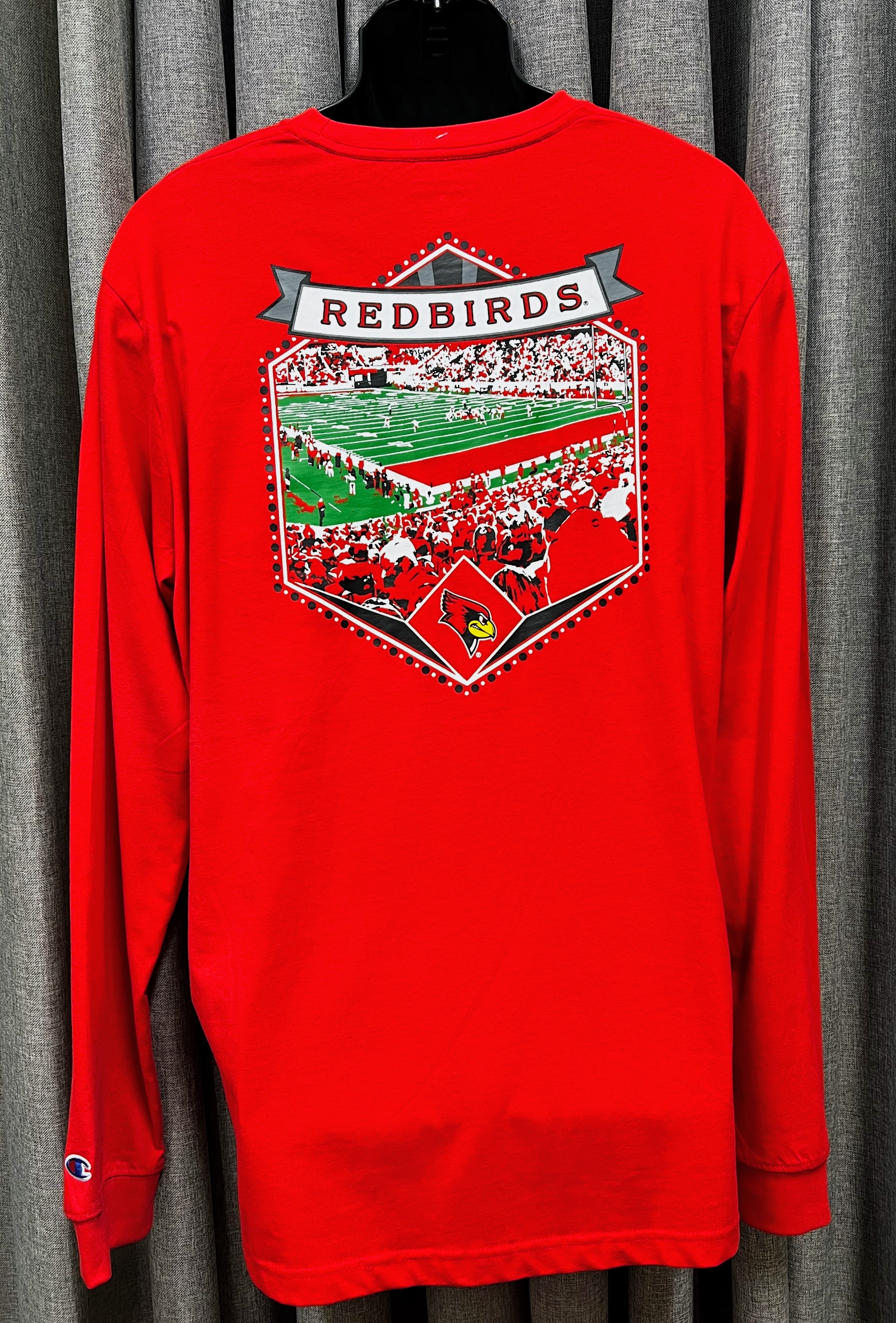 Champion Illinois State Redbirds Long Sleeve Shirt | Size XL