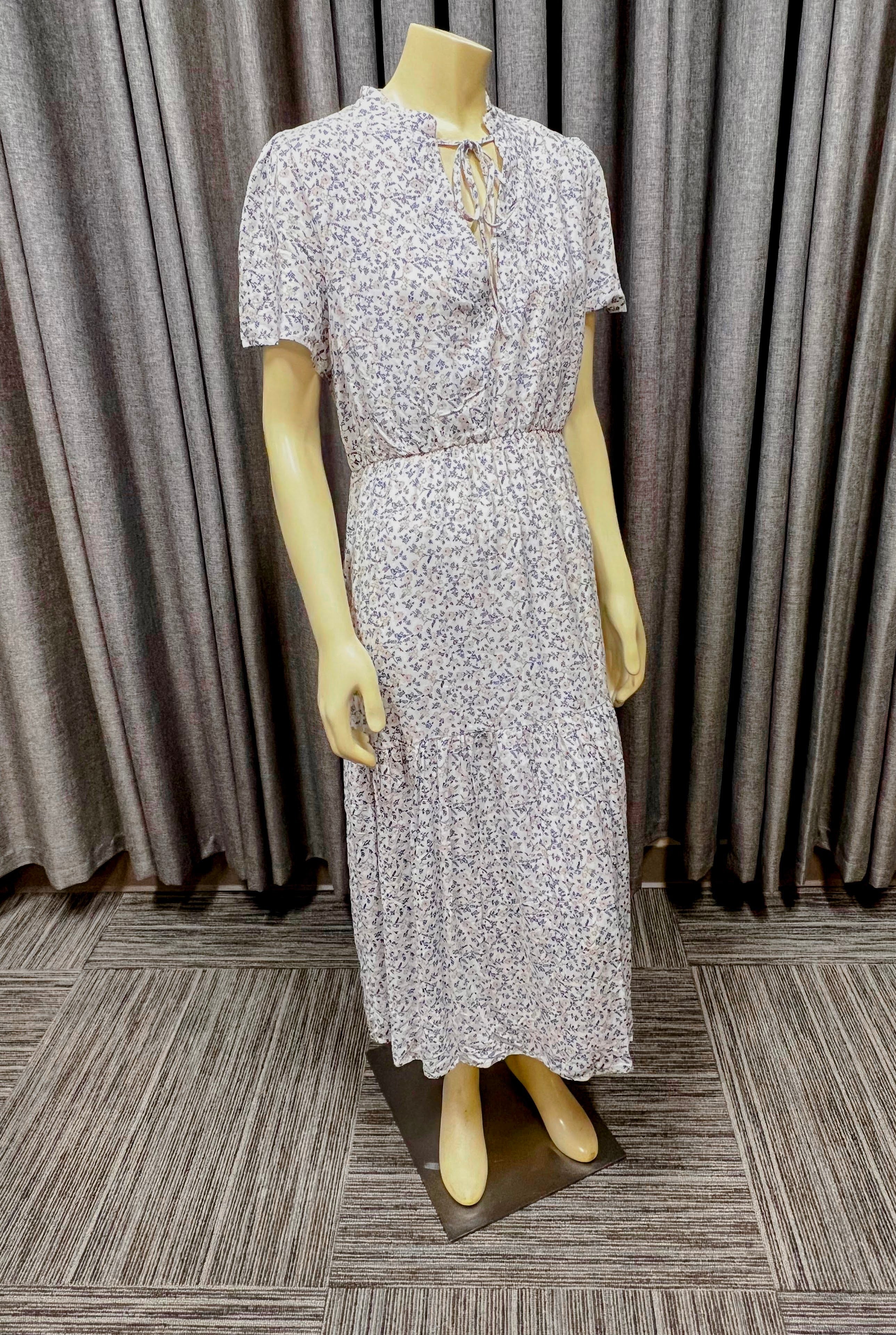 LuLu's Floral Tie Dress | Size XL