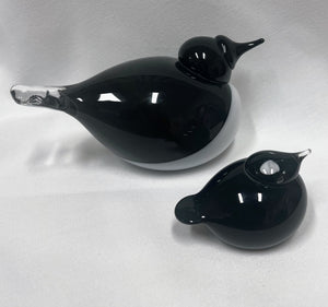 Oiva Tokka Iittala Glass Art Birds - Set of 2