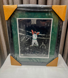 Jaylen Brown Boston Celtics Framed 11" x 14" Spotlight Photograph - Facsimile Signature