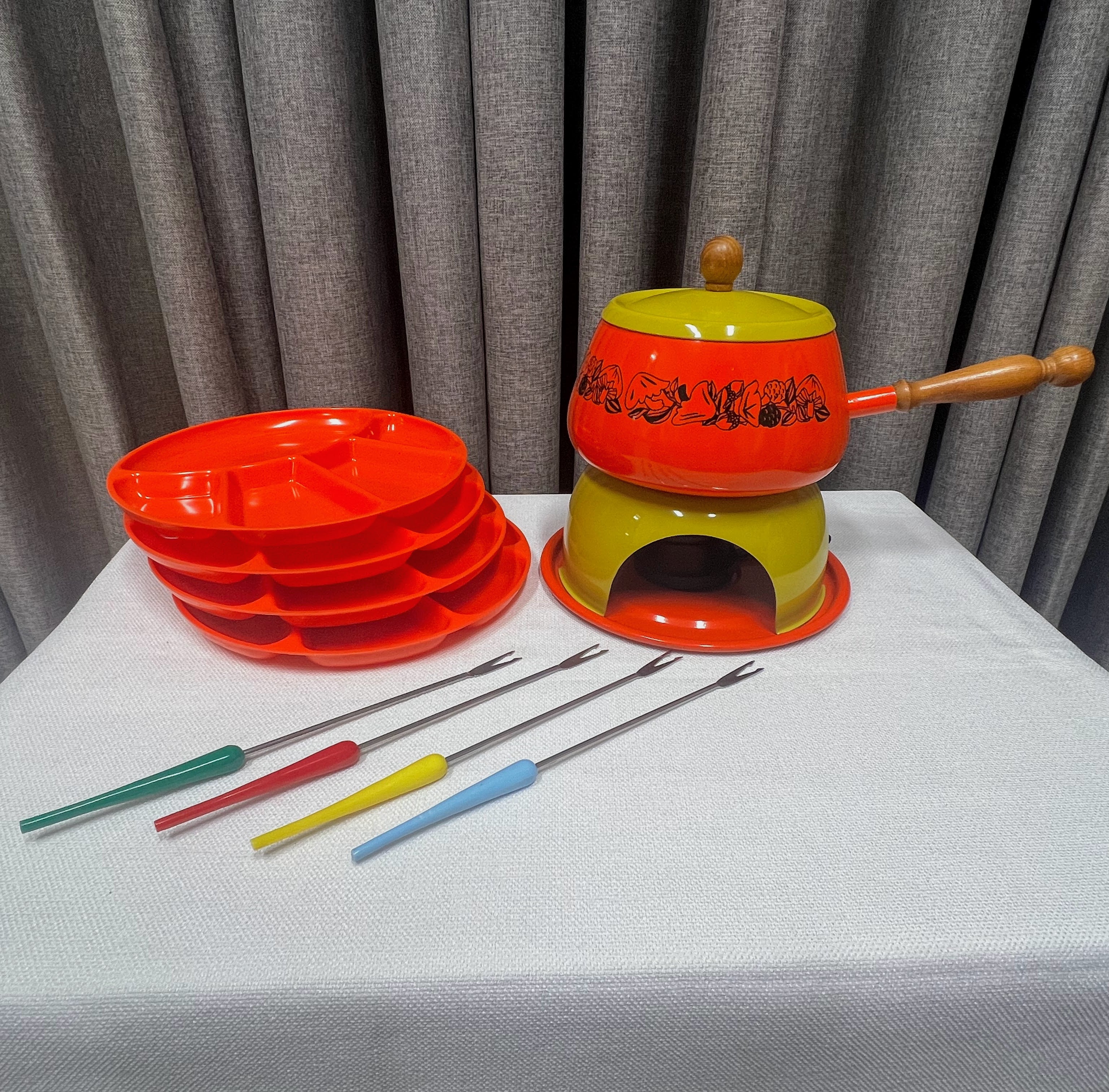 Vintage Fondue Set