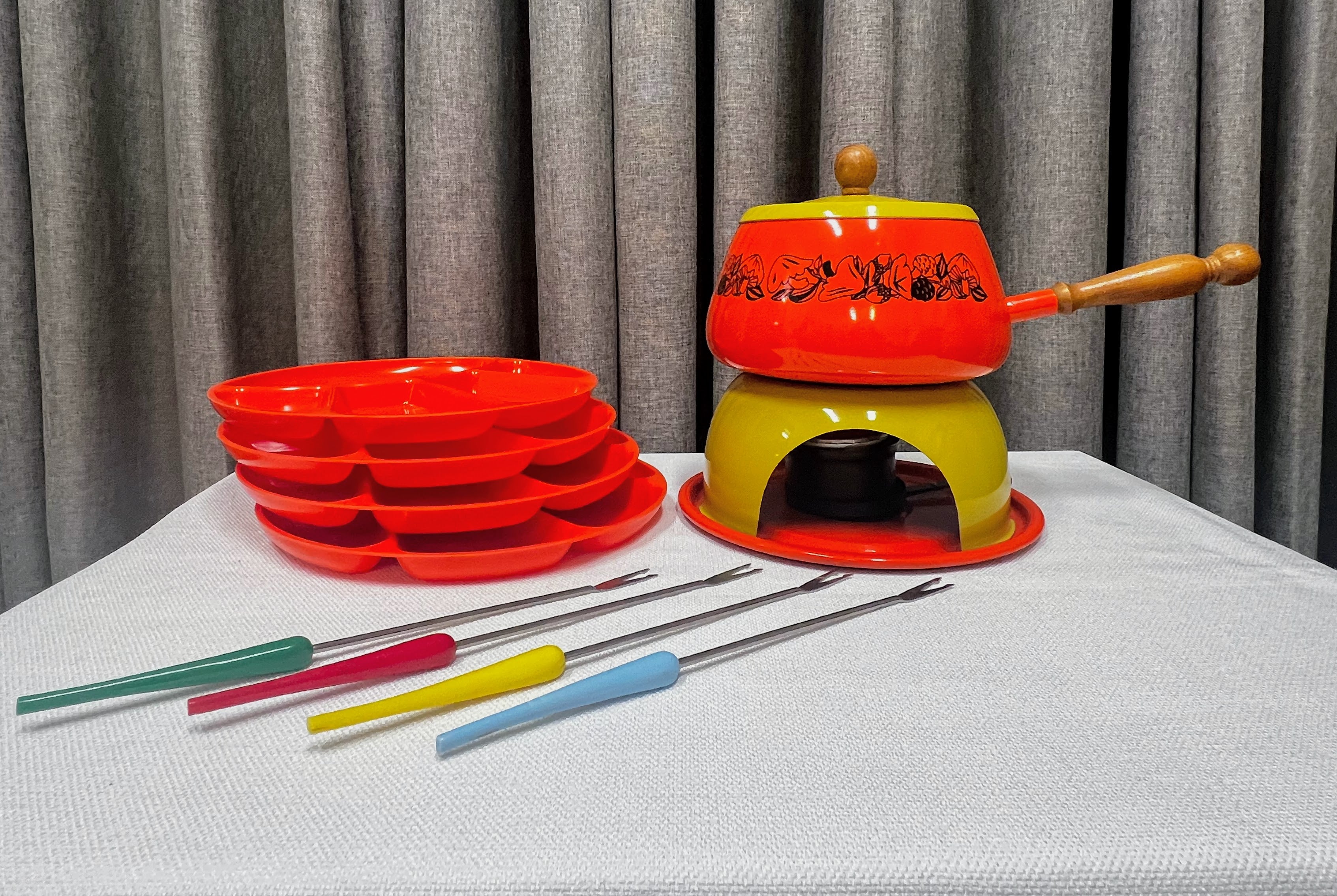 Vintage Fondue Set