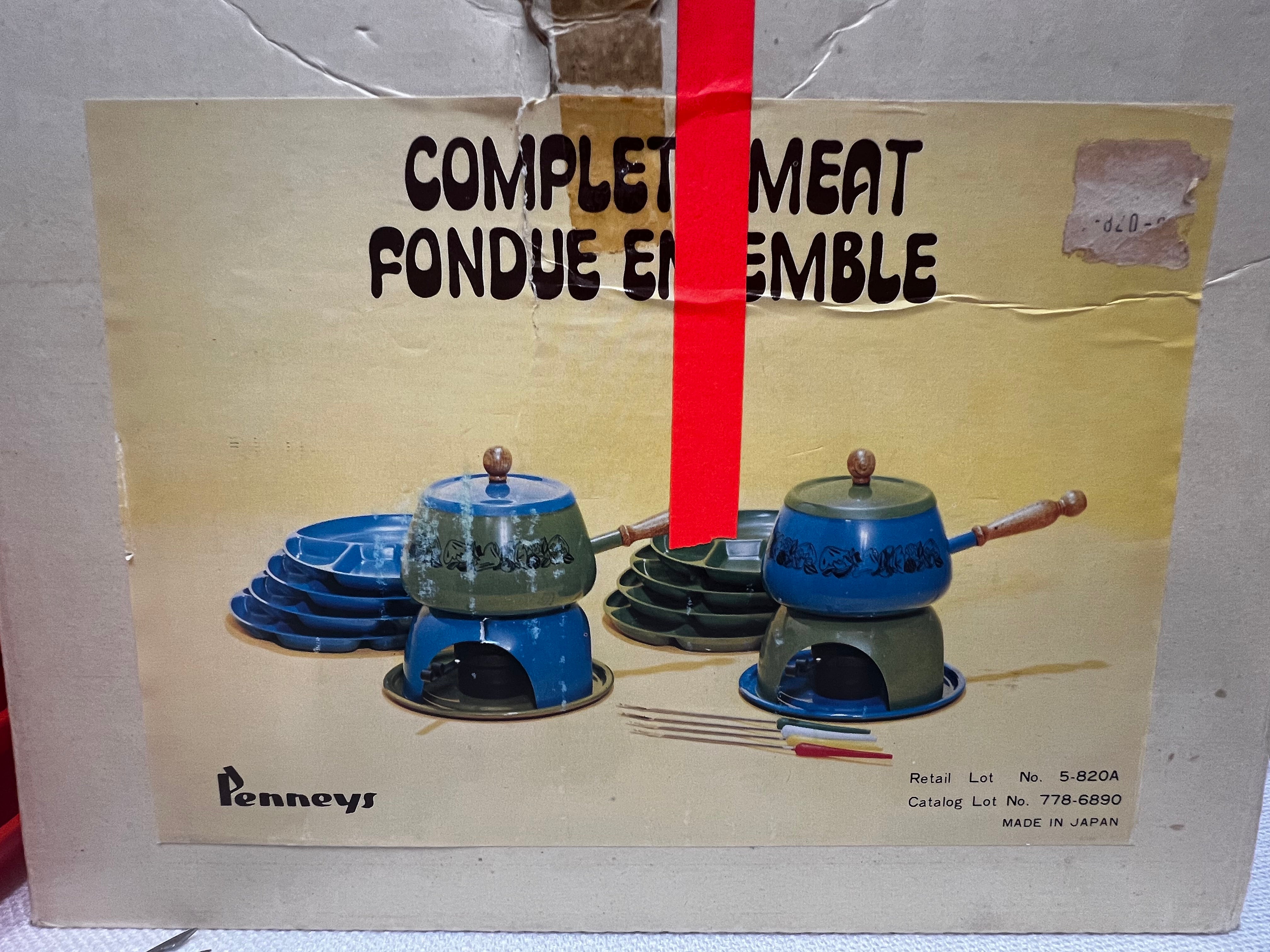 Vintage Fondue Set