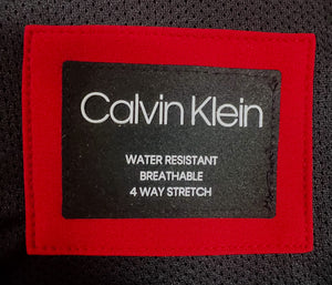 Calvin Klein Red Water Resistant Coat | Size L