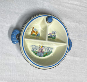 Bartsch Vintage Baby Food Warming Dish - Little Bo Peep Pattern