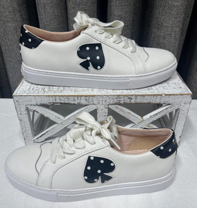 Kate Spade "Fez" Leather Sneakers | Size 9.5