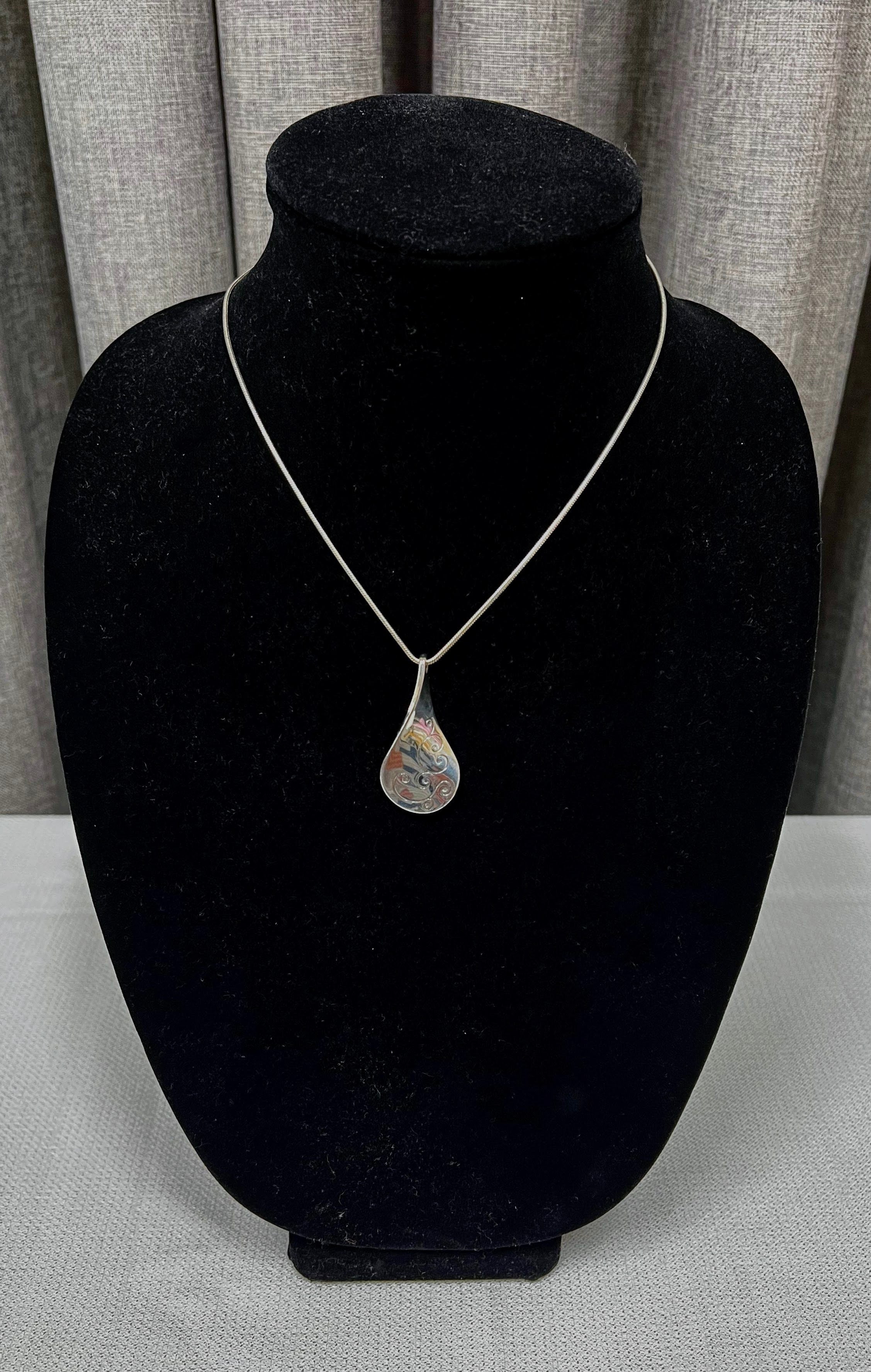 Brighton Silver Drop Pendant Necklace