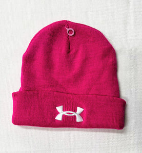 Under Armour Hot Pink Knit Beanie Cap