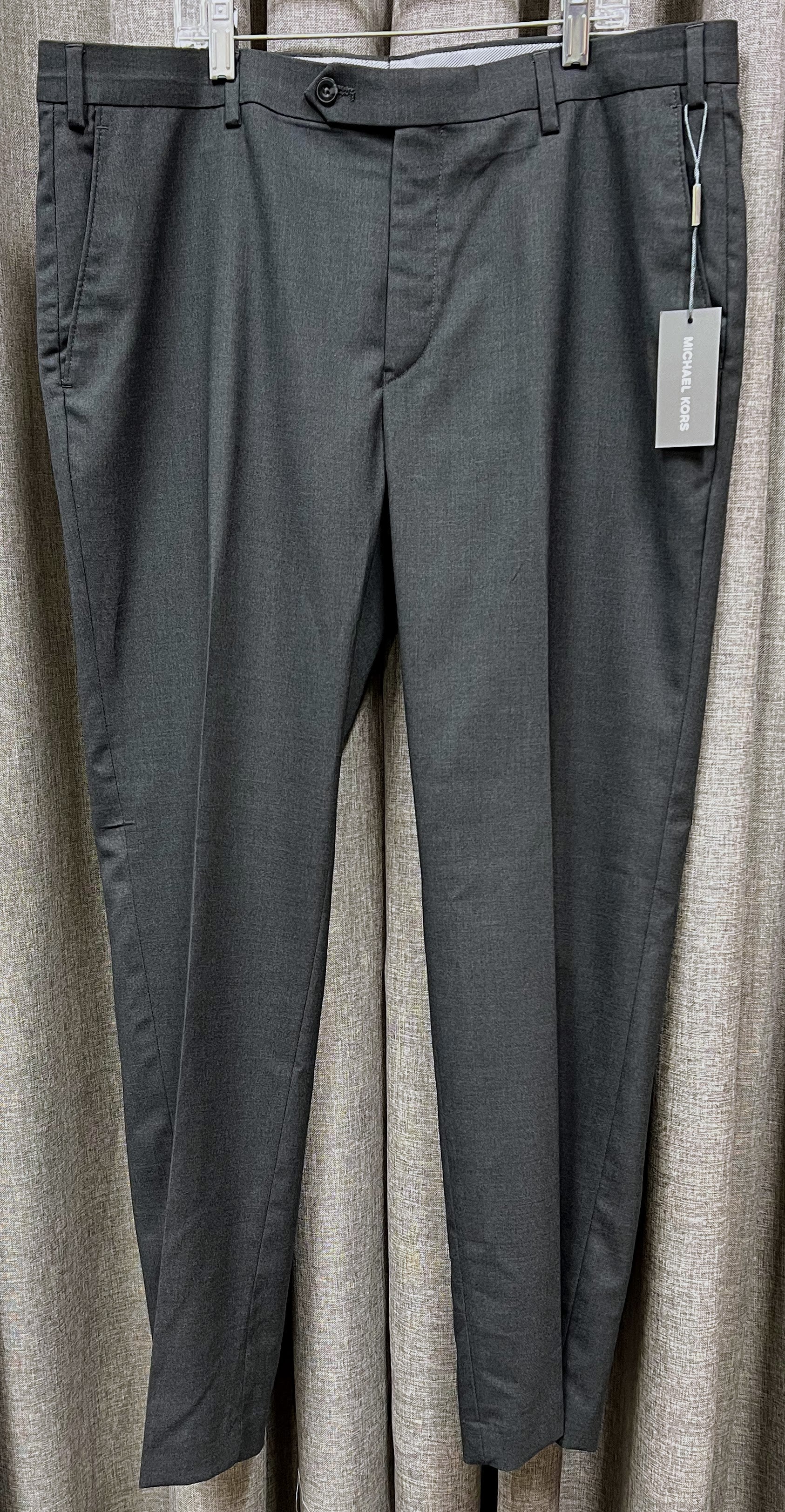 Michael Kors Modern-Fit Suit Pants  | 38W x 30L