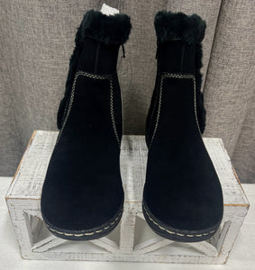 Baretraps Black Suede Booties | Size 6