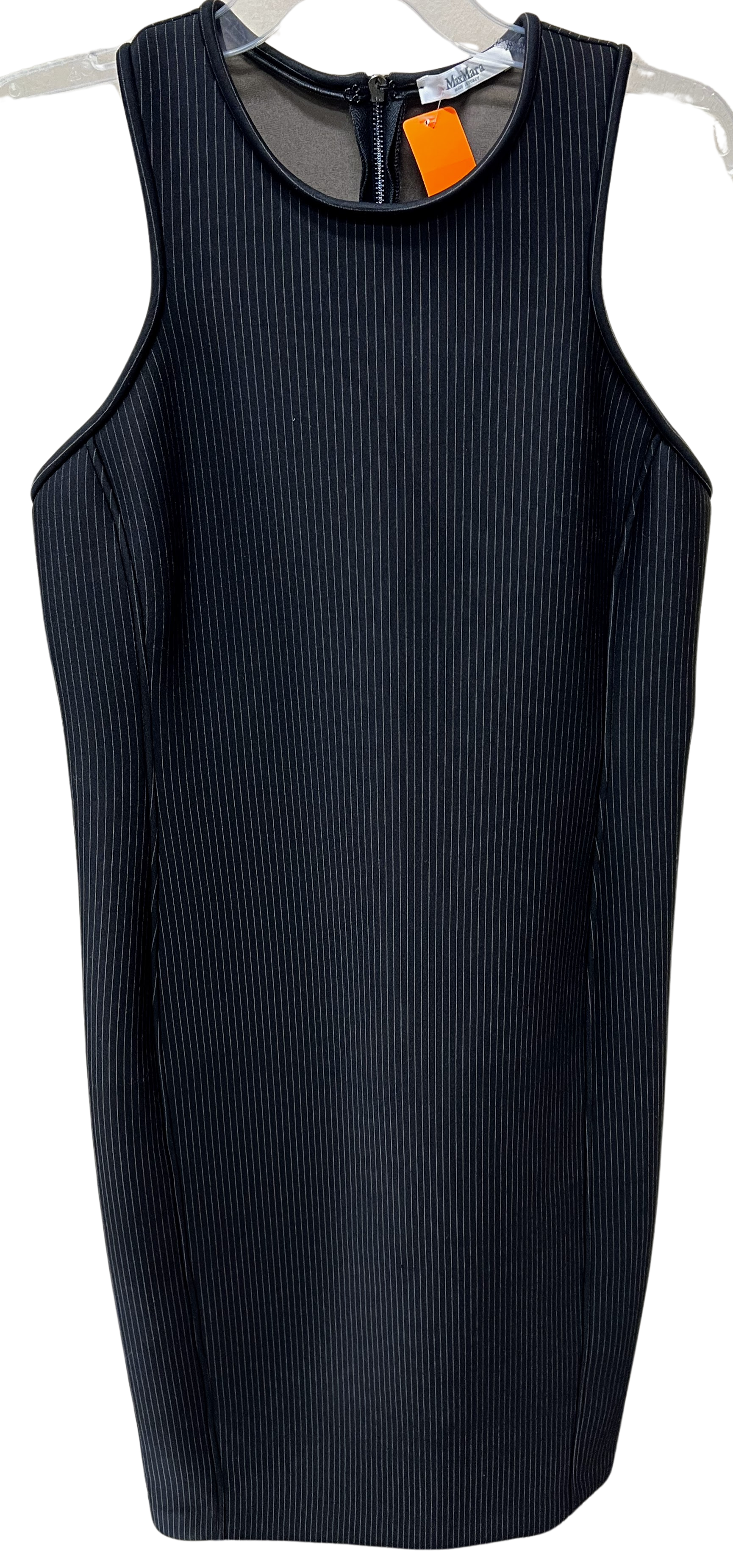 Max Mara Pinstripe Jumper Dress | Size 16