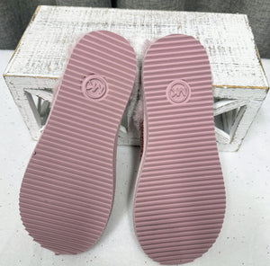 Michael Kors Pink Glitter Slippers | Size 6