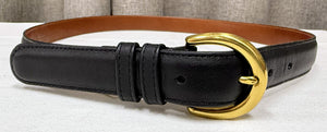 Vintage Women's Black Coach Belt | Size Large