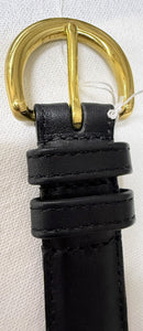 Vintage Women's Black Coach Belt | Size Large